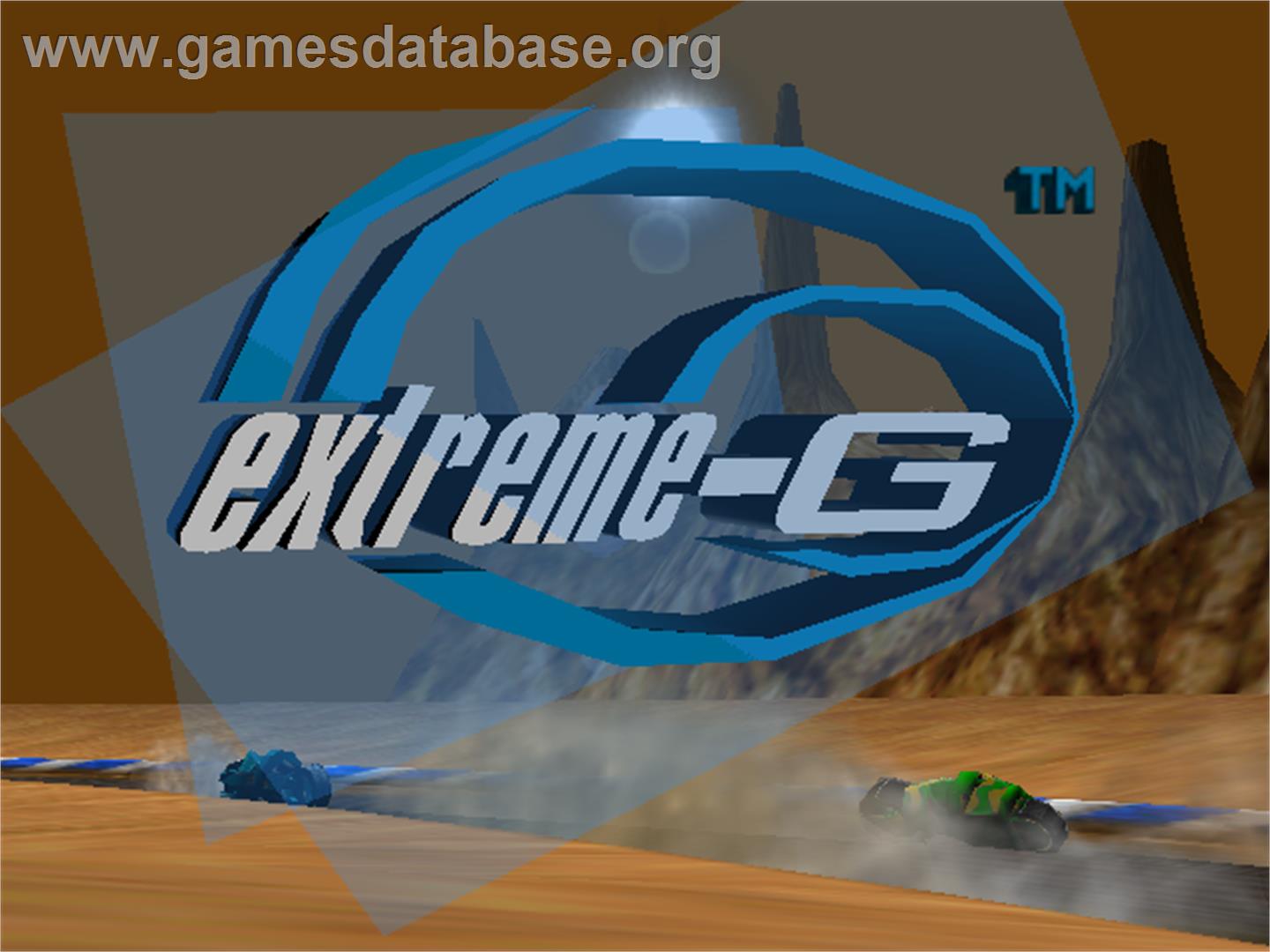 Extreme G - Nintendo N64 - Artwork - Title Screen