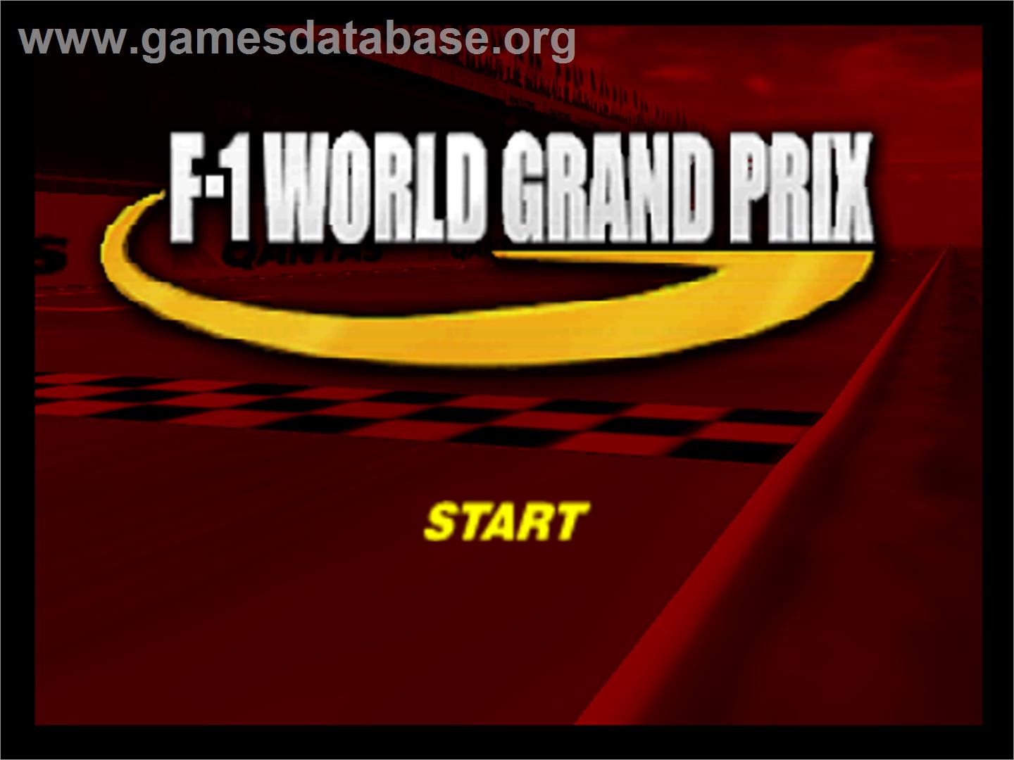 F-1 World Grand Prix - Nintendo N64 - Artwork - Title Screen