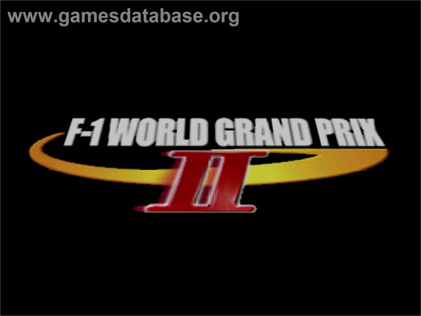 F-1 World Grand Prix 2 - Nintendo N64 - Artwork - Title Screen