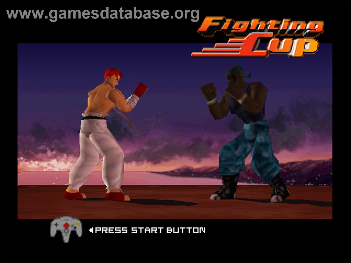 Fighting Cup - Nintendo N64 - Artwork - Title Screen