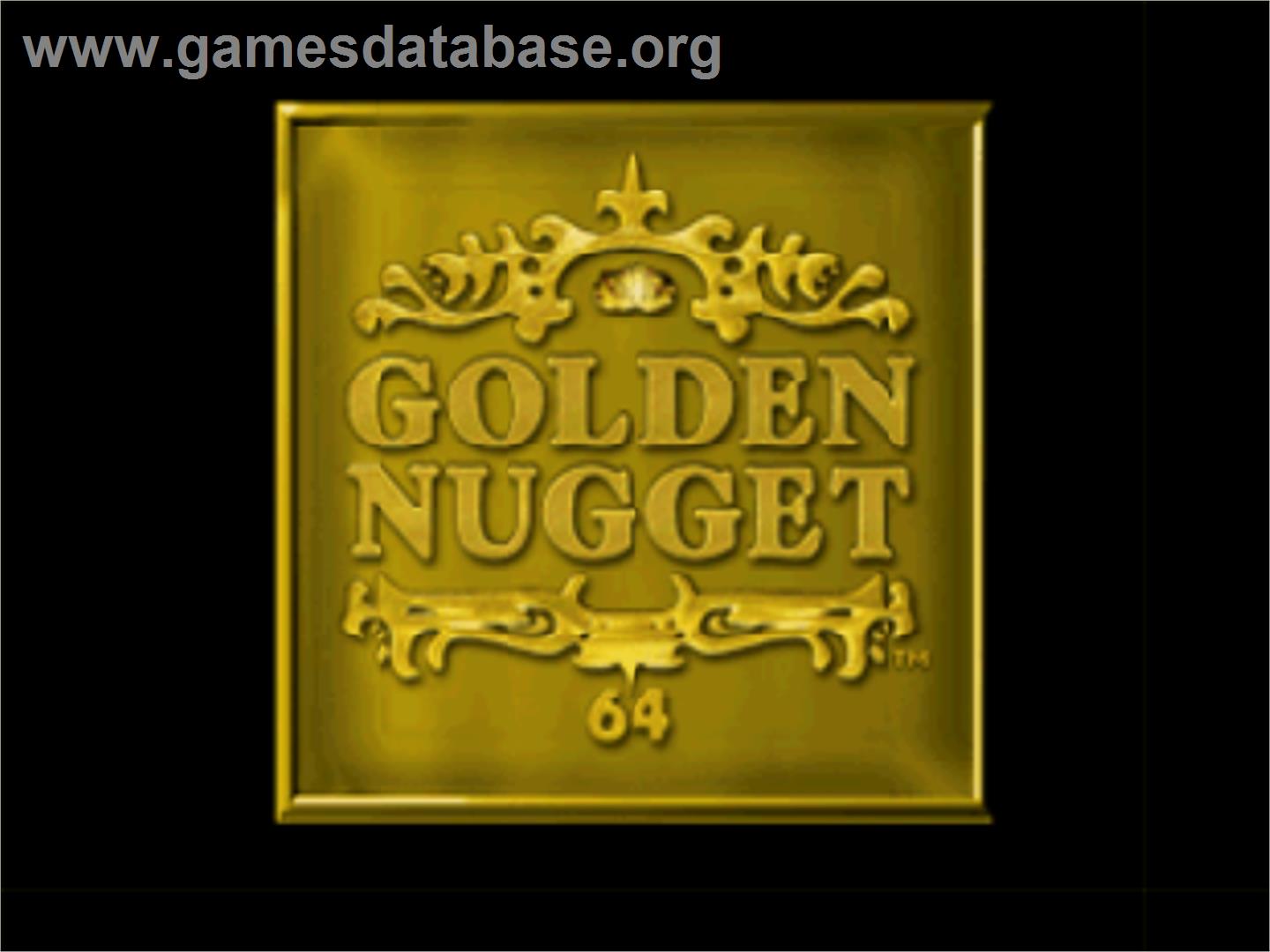 Golden Nugget 64 - Nintendo N64 - Artwork - Title Screen