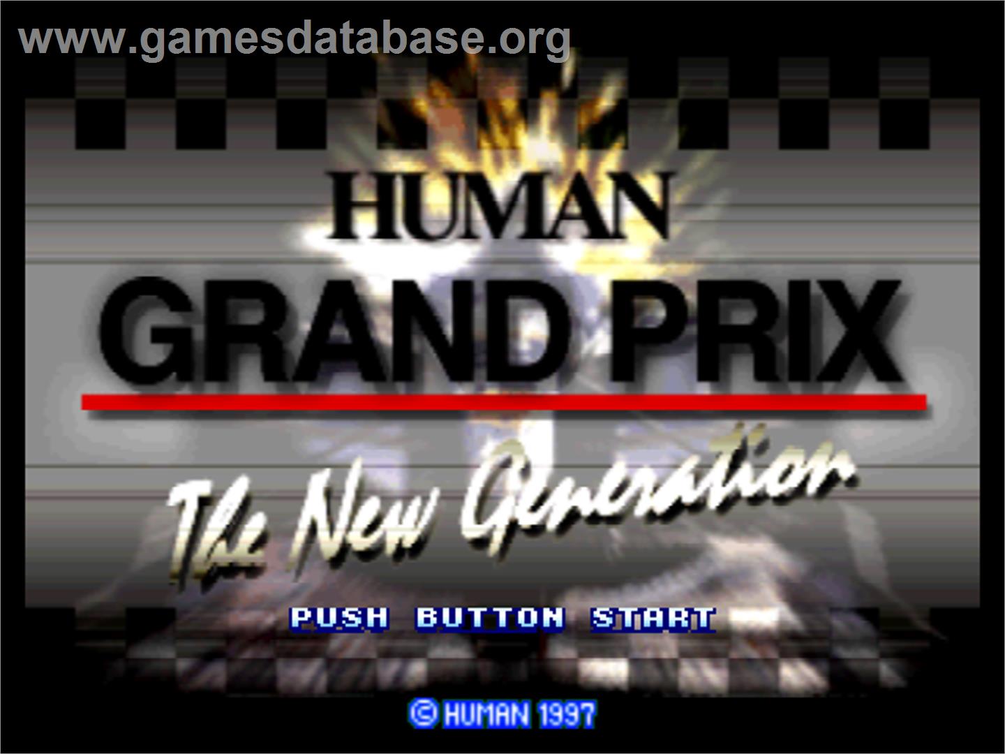 Human Grand Prix: The New Generation - Nintendo N64 - Artwork - Title Screen