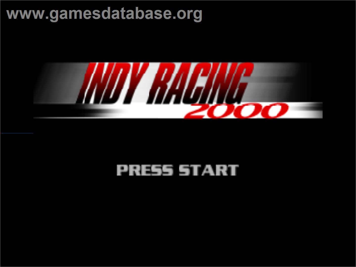 Indy Racing 2000 - Nintendo N64 - Artwork - Title Screen