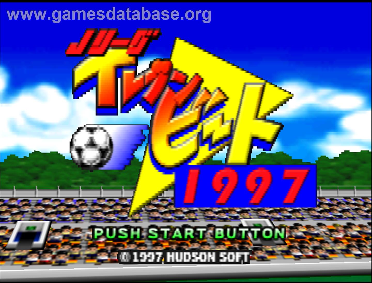 J-League Eleven Beat 1997 - Nintendo N64 - Artwork - Title Screen
