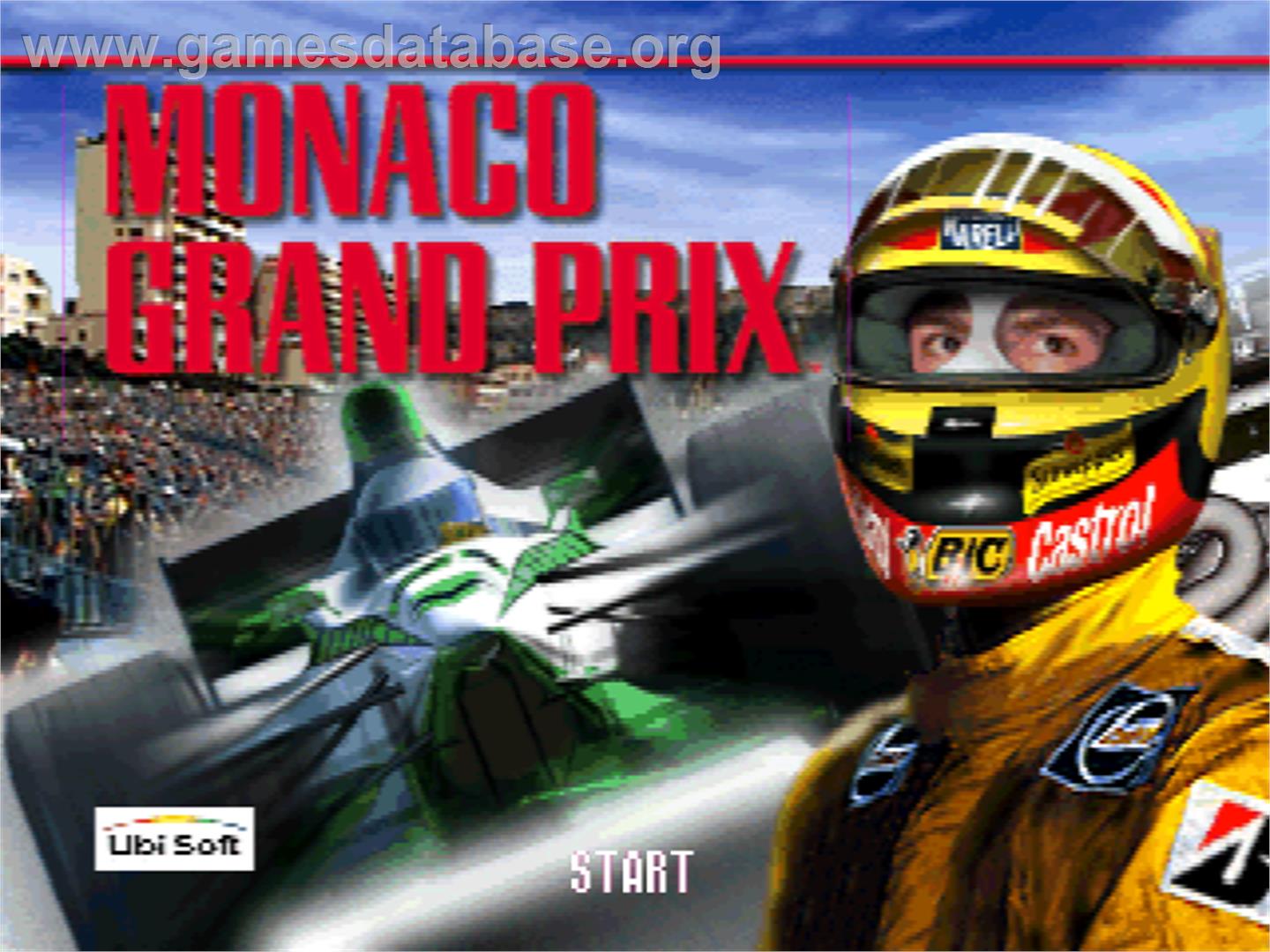 Monaco Grand Prix - Nintendo N64 - Artwork - Title Screen