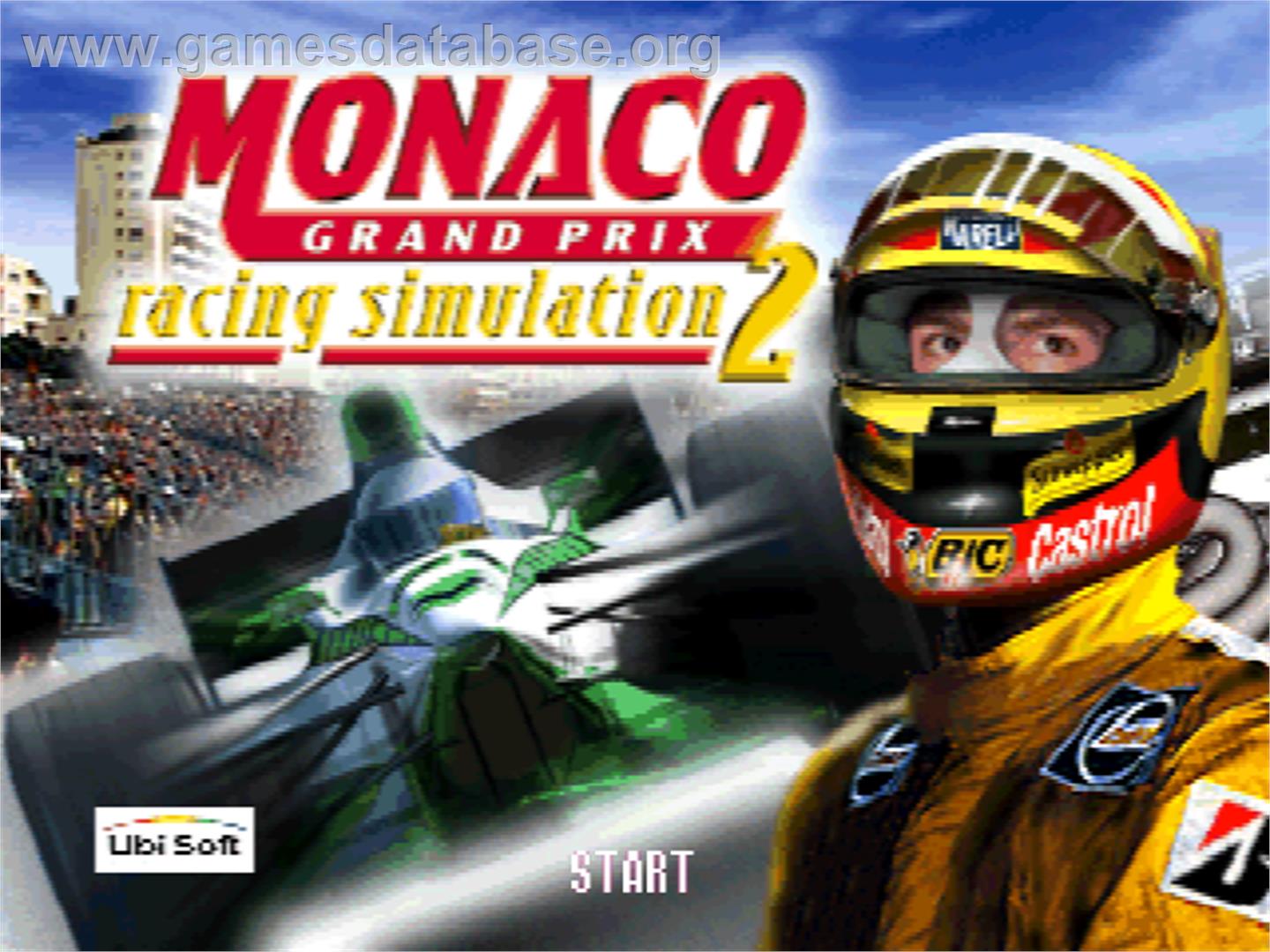 Monaco Grand Prix Racing Simulation 2 - Nintendo N64 - Artwork - Title Screen