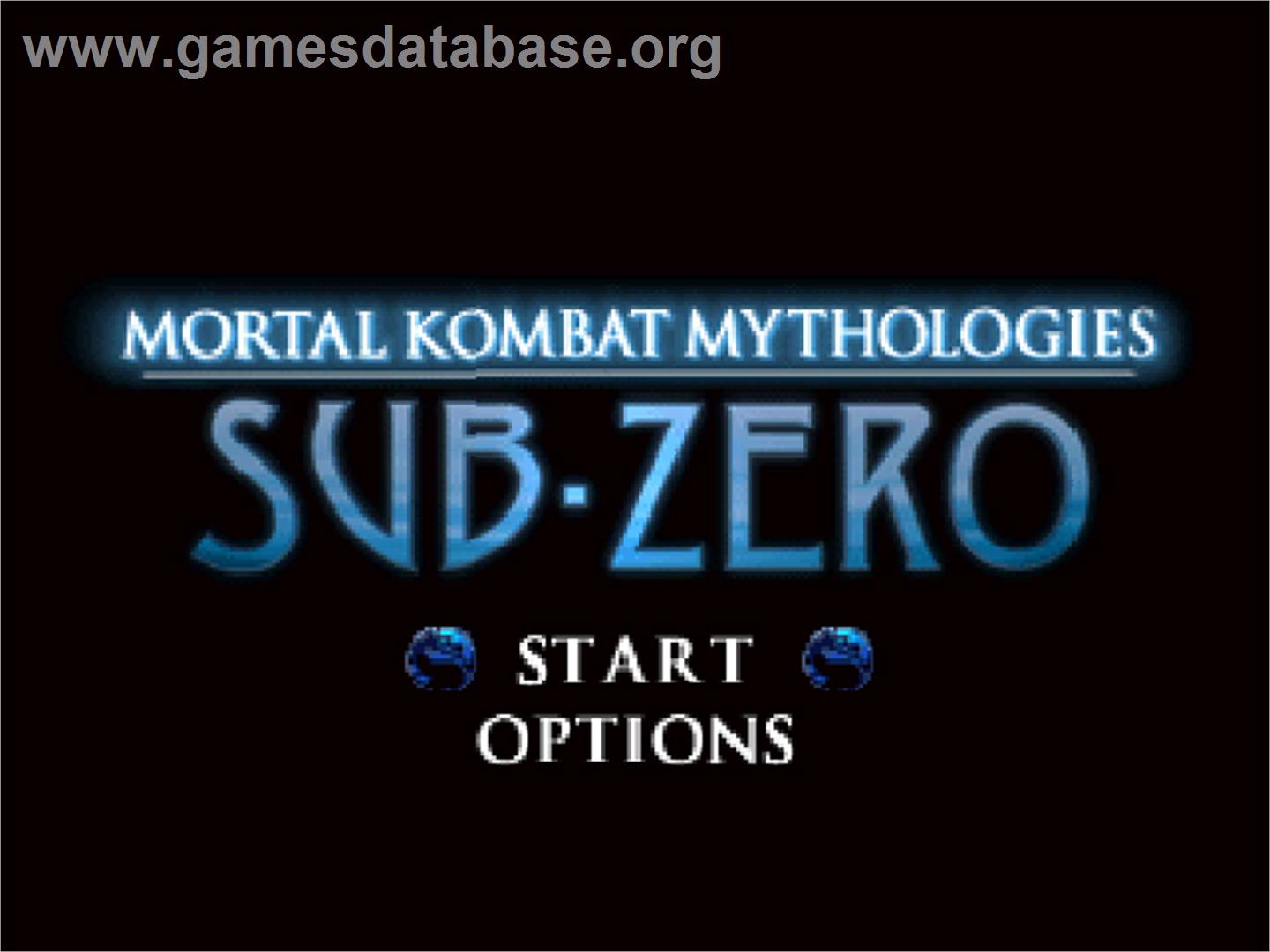 Mortal Kombat Mythologies: Sub-Zero - Nintendo N64 - Artwork - Title Screen