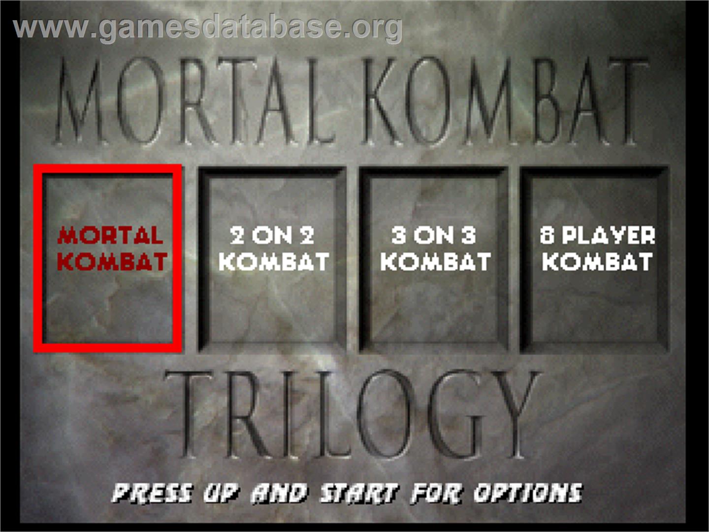 Mortal Kombat Trilogy - Nintendo N64 - Artwork - Title Screen