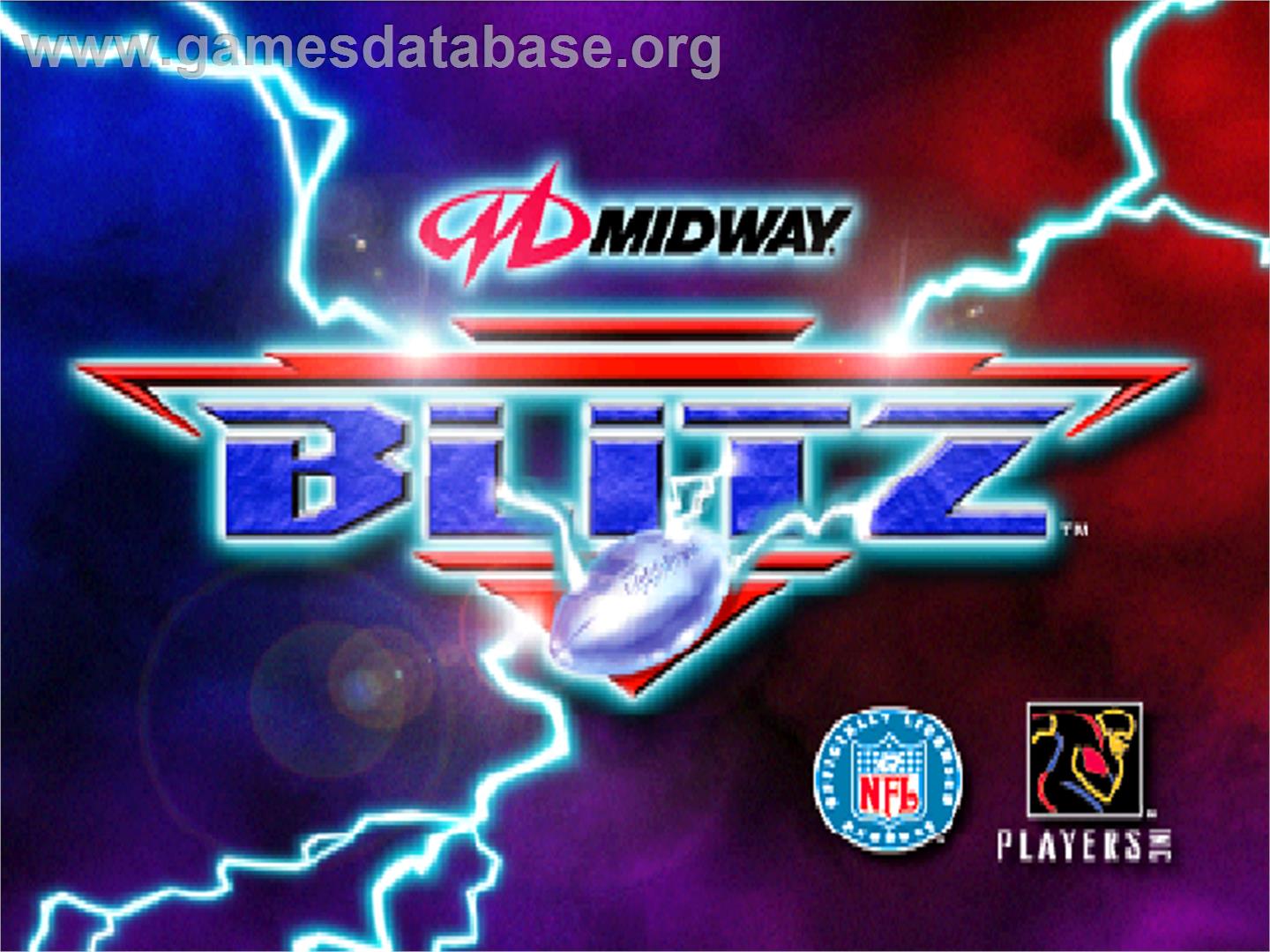 NFL Blitz - Nintendo N64 - Artwork - Title Screen
