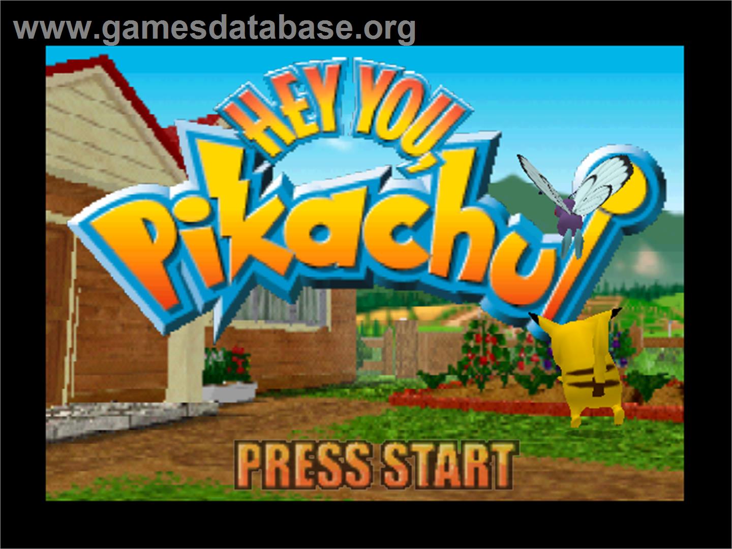 Pikachu Genki Dechuu - Nintendo N64 - Artwork - Title Screen