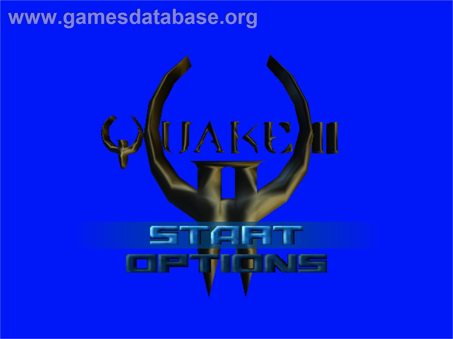 Quake 2 - Nintendo N64 - Artwork - Title Screen
