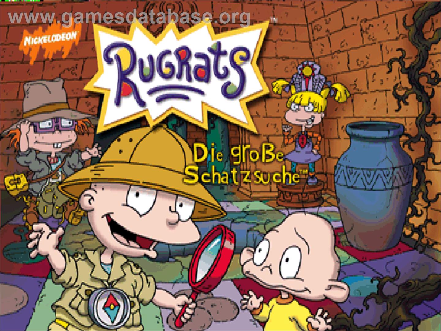 Rugrats: Die grosse Schatzsuche - Nintendo N64 - Artwork - Title Screen
