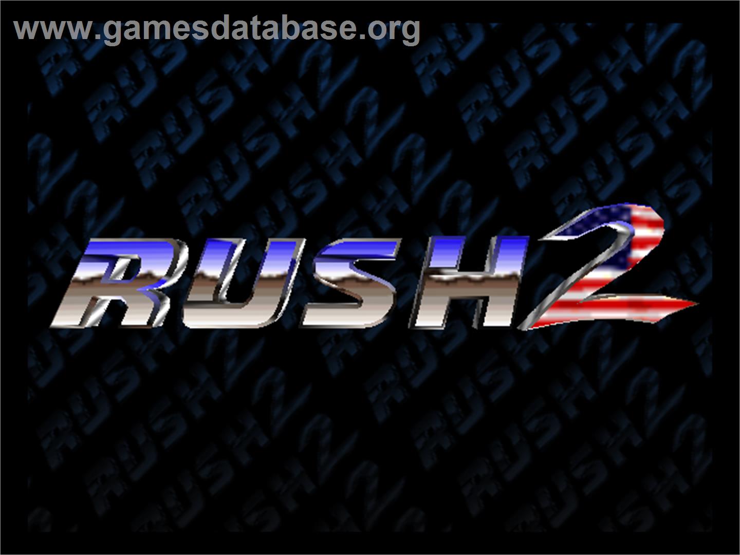Rush 2: Extreme Racing USA - Nintendo N64 - Artwork - Title Screen