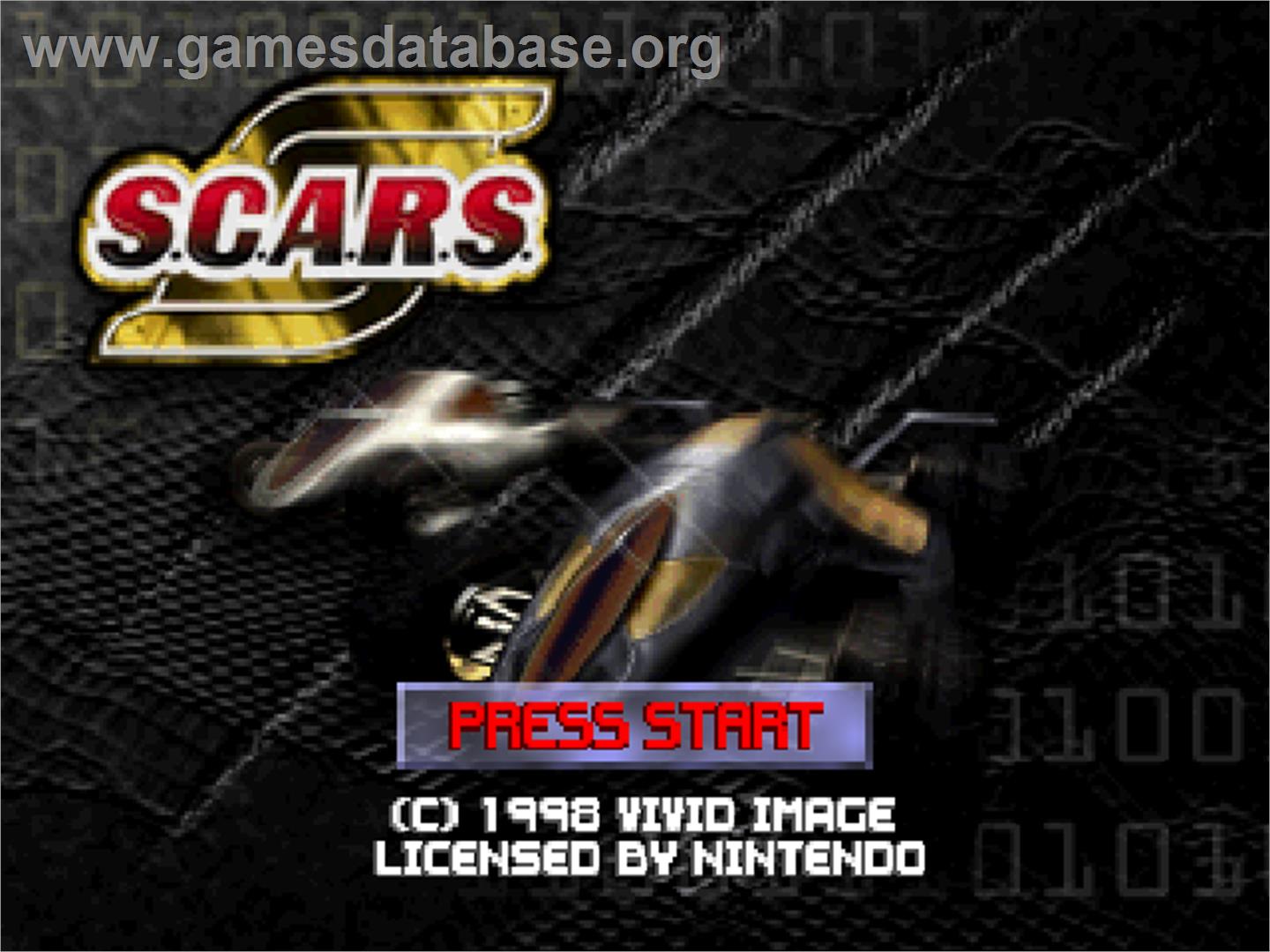 S.C.A.R.S. - Nintendo N64 - Artwork - Title Screen