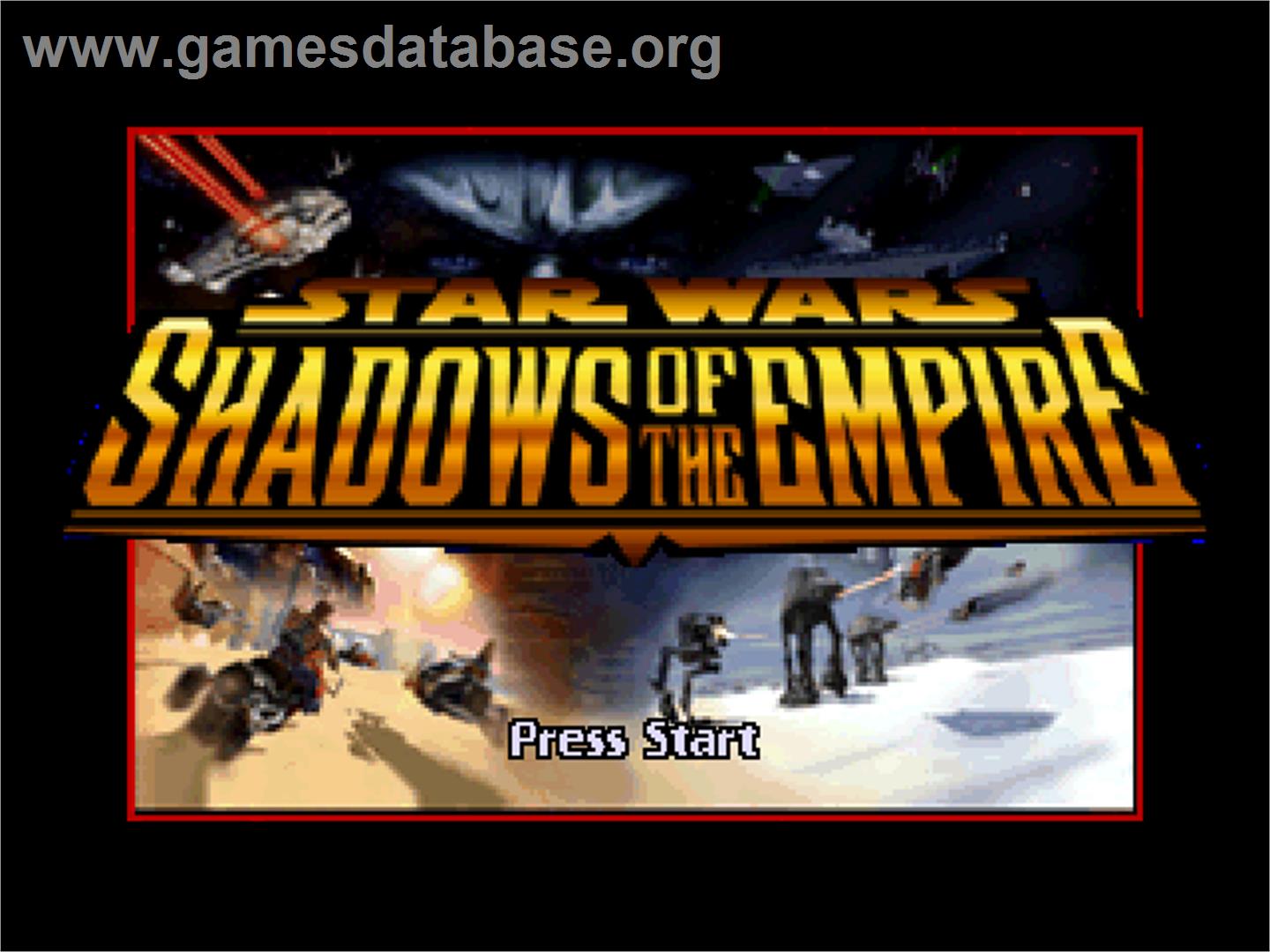 Star Wars: Shadows of the Empire - Nintendo N64 - Artwork - Title Screen