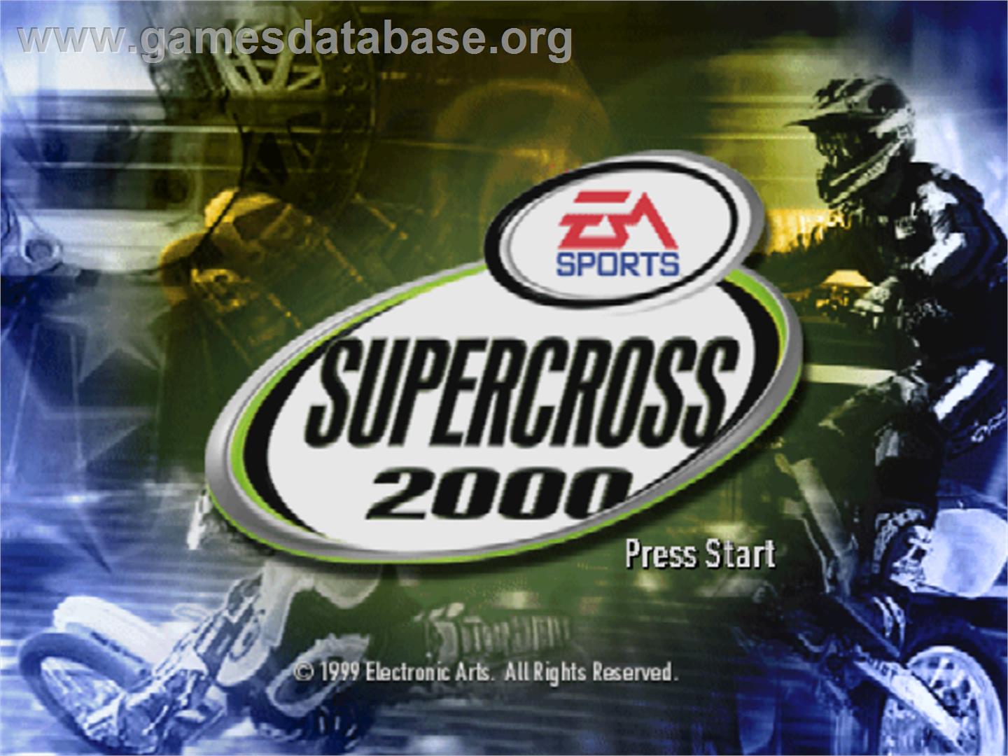 Super Cross 2000 - Nintendo N64 - Artwork - Title Screen