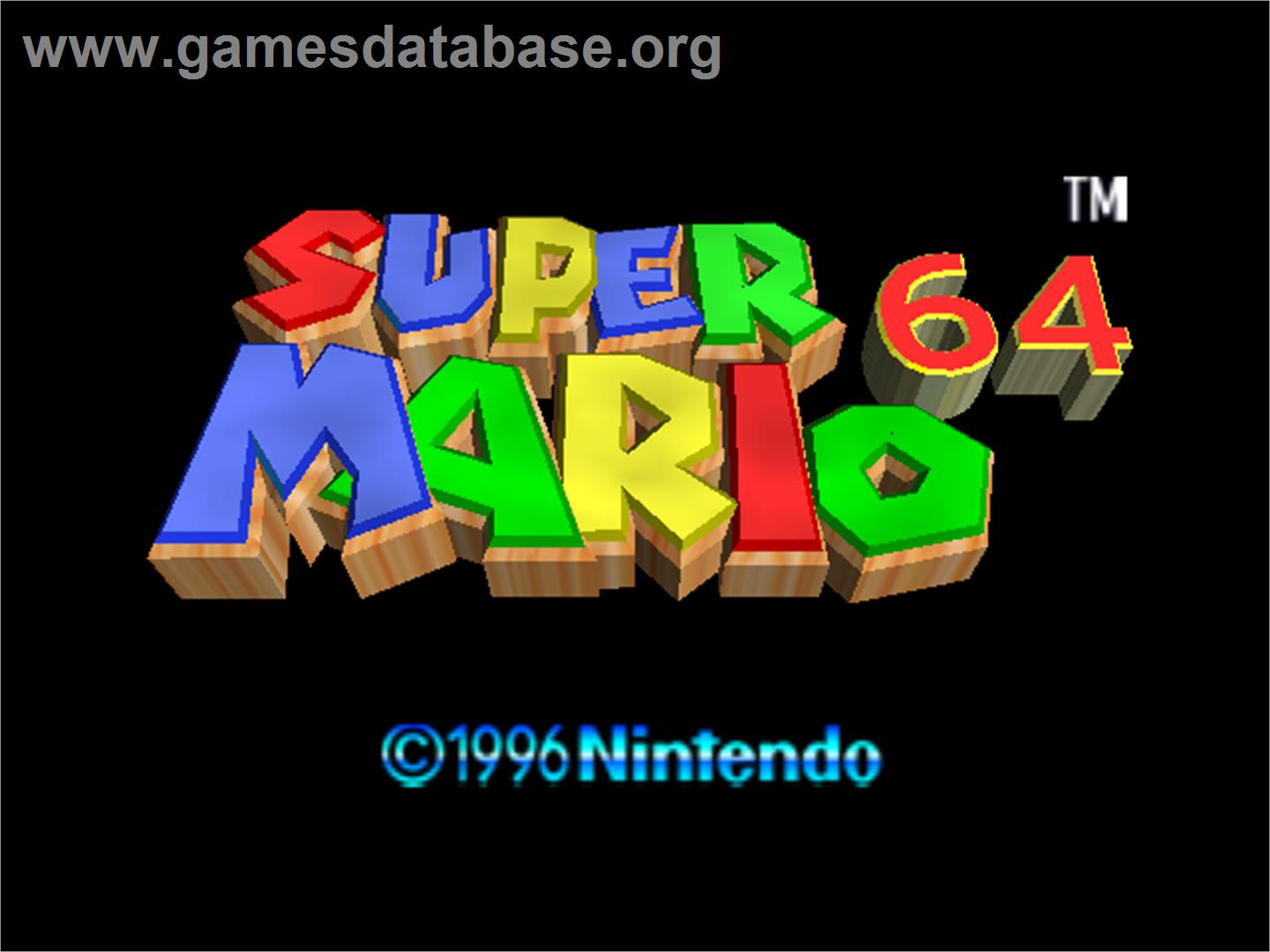 Super Mario 64: Shindou Edition - Nintendo N64 - Artwork - Title Screen