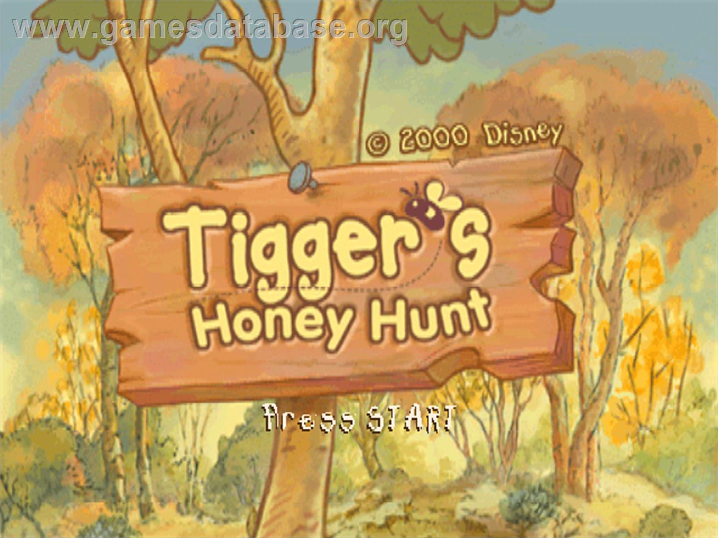Tigger's Honey Hunt - Nintendo N64 - Artwork - Title Screen