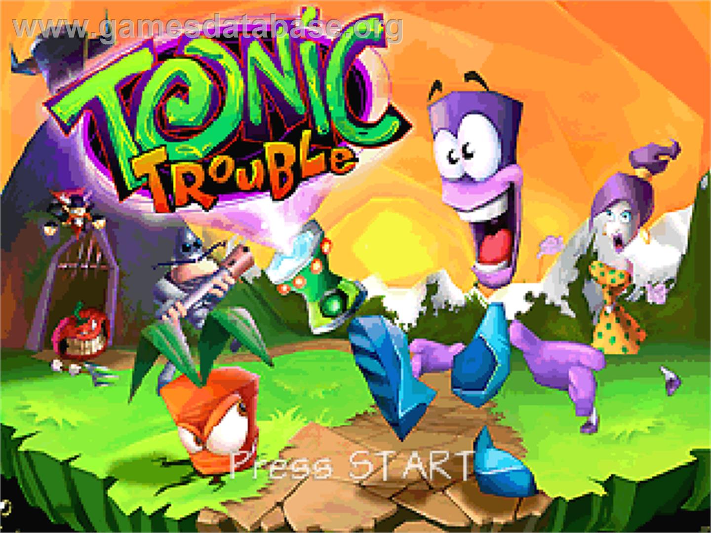 Tonic Trouble - Nintendo N64 - Artwork - Title Screen