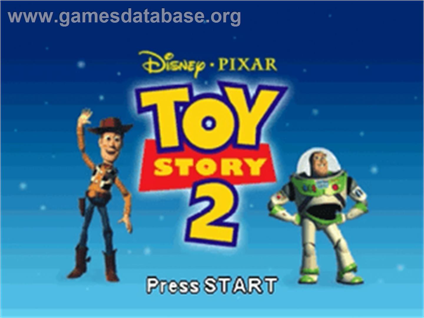 Toy Story 2: Buzz Lightyear to the Rescue - Nintendo N64 - Artwork - Title Screen