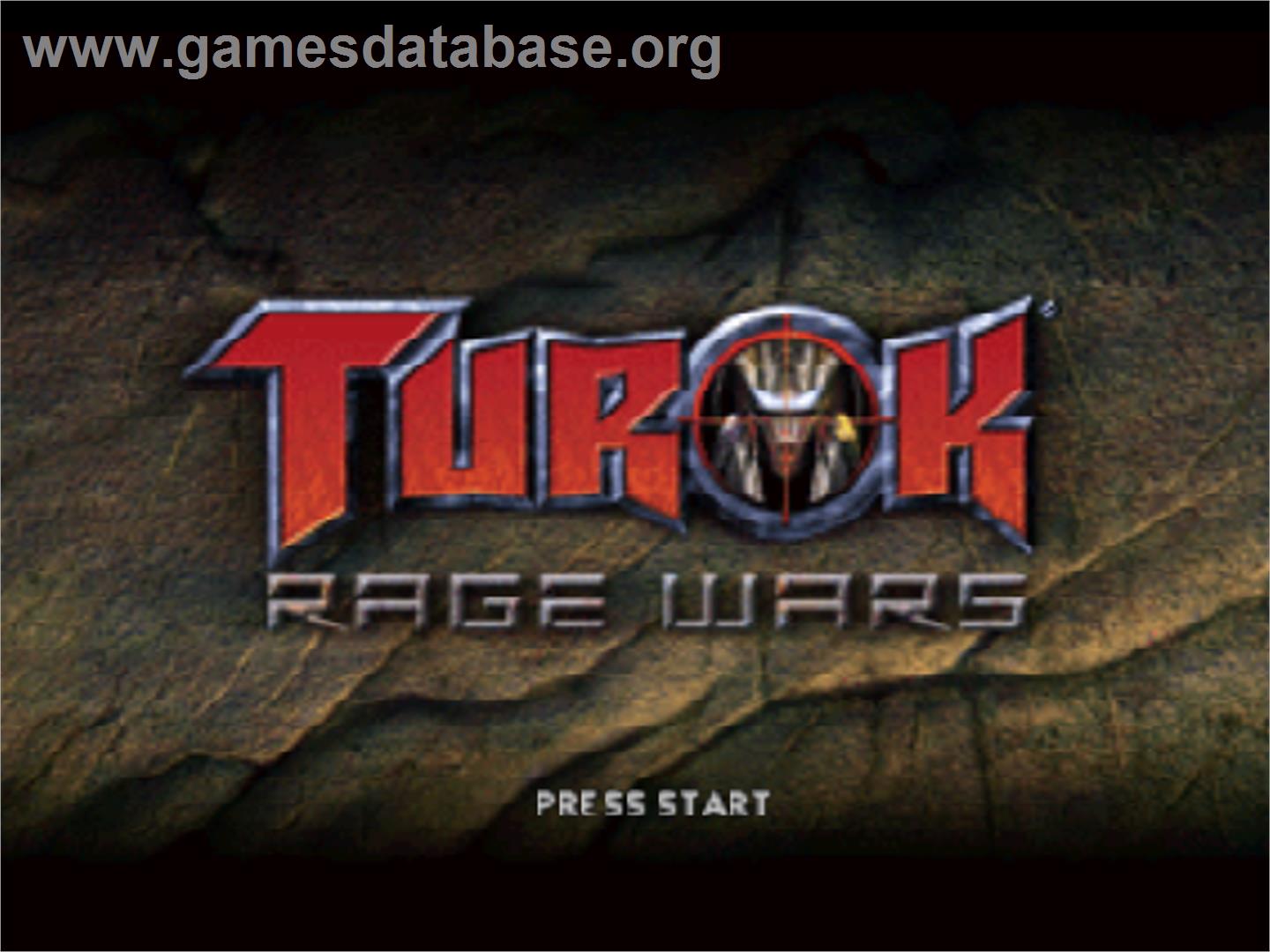 Turok: Rage Wars - Nintendo N64 - Artwork - Title Screen