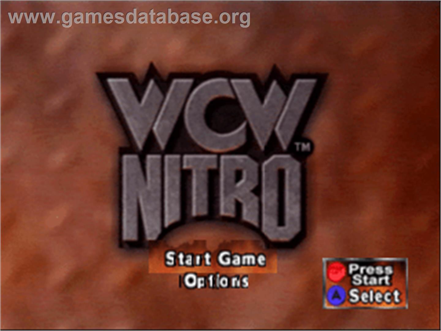 WCW Nitro - Nintendo N64 - Artwork - Title Screen