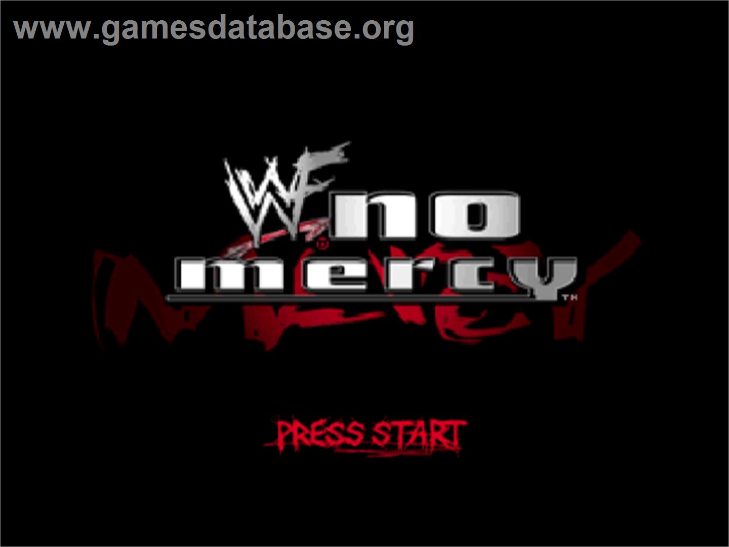 WWF No Mercy - Nintendo N64 - Artwork - Title Screen