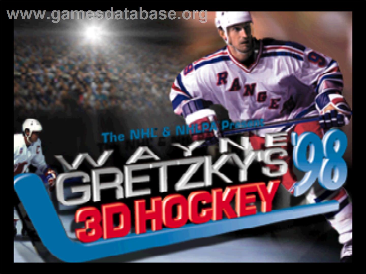Wayne Gretzky's 3D Hockey '98 - Nintendo N64 - Artwork - Title Screen
