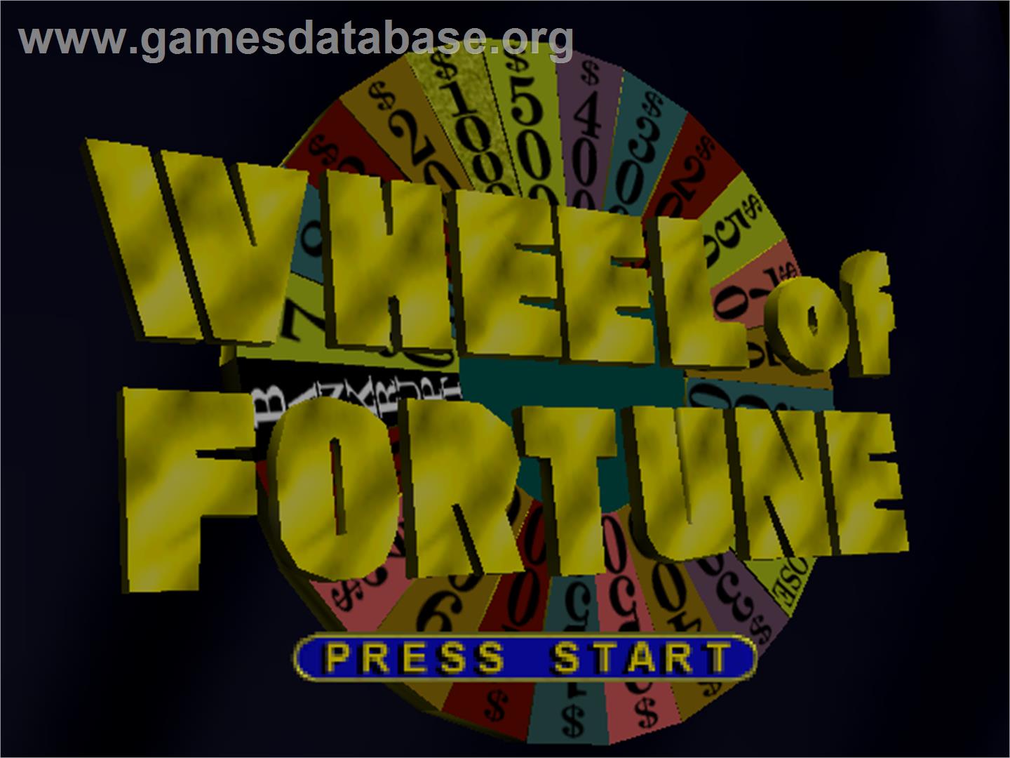 Wheel Of Fortune - Nintendo N64 - Artwork - Title Screen