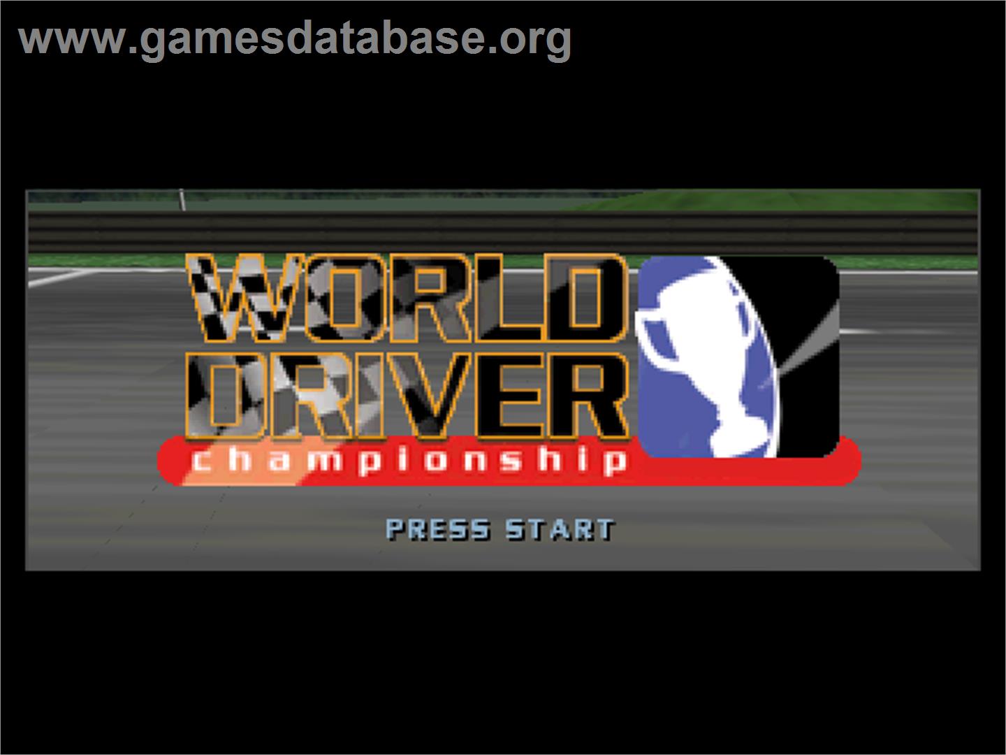 World Driver Championship - Nintendo N64 - Artwork - Title Screen