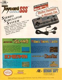 Advert for Adventures of Dino-Riki on the Nintendo NES.