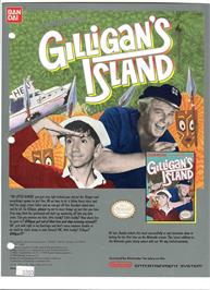 Advert for Adventures of Gilligan's Island on the Nintendo NES.