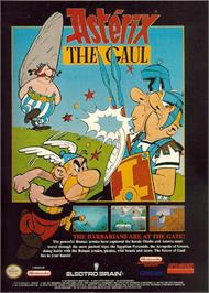 Advert for Asterix on the Nintendo Game Boy.