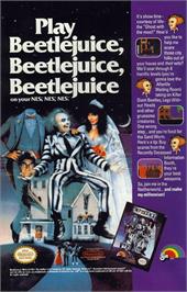 Advert for Beetlejuice on the Nintendo Game Boy.