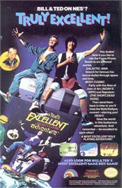 Advert for Bill & Ted's Excellent Adventure on the Nintendo NES.