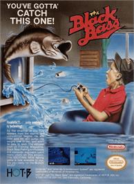 Advert for Black Bass on the Nintendo NES.