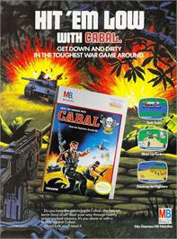 Advert for Cabal on the Nintendo NES.