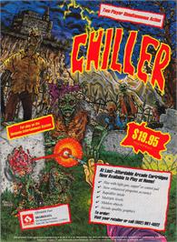 Advert for Chiller on the Amstrad CPC.