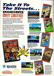 Advert for Crash 'N the Boys: Street Challenge on the Nintendo NES.