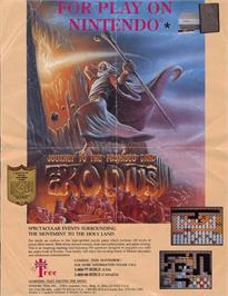 Advert for Exodus: Journey to the Promised Land on the Sega Genesis.