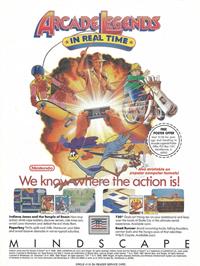 Advert for Indiana Jones and the Temple of Doom on the Nintendo NES.