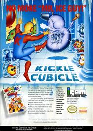 Advert for Kickle Cubicle on the Nintendo NES.