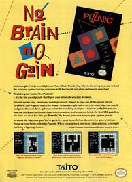 Advert for Puzznic on the Commodore Amiga.