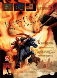 Advert for Robin Hood: Prince of Thieves on the Nintendo Game Boy.