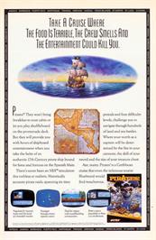 Advert for Sid Meier's Pirates on the Nintendo NES.