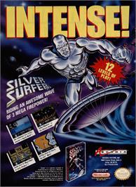 Advert for Silver Surfer on the Nintendo NES.