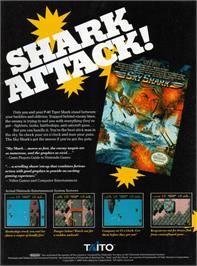 Advert for Sky Shark on the Commodore 64.