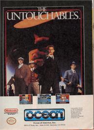 Advert for Untouchables on the Nintendo NES.