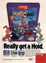 Advert for Yo! Noid on the Nintendo NES.