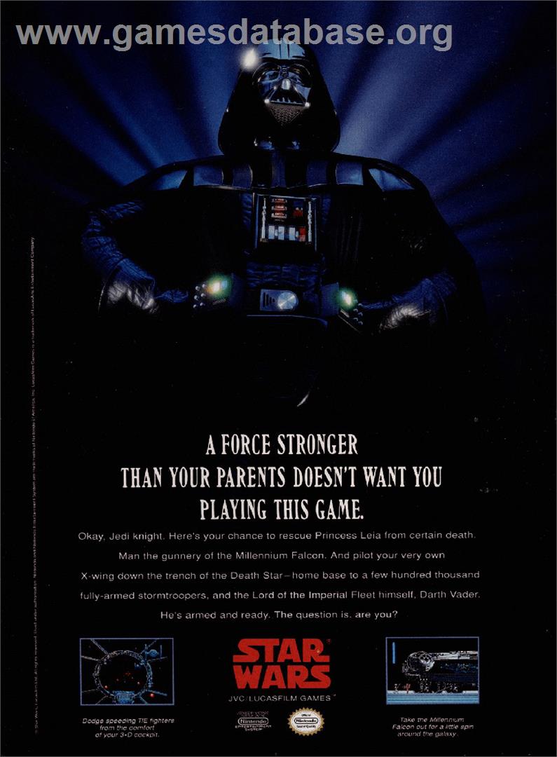 Star Wars: The Empire Strikes Back - Nintendo NES - Artwork - Advert